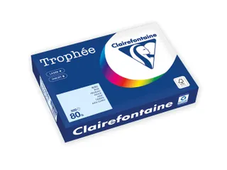 Kopieerpapier Trophee A4 80 gram azuurblauw 500 vel - 1