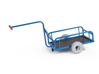 Handtrekwagen 200kg Met Bodem Laadvloer 765x435mm Luchtbanden - 3