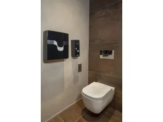 Toiletpapier dispenser Celtex Megamini Revolver zwart 3 rol - 3