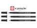 Kalligrafiepennen set Sakura Pigma Calligrapher 3 breedtes zwart