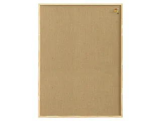 Prikbord Naga juten 60x80cm met houten omlijsting - 2