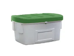strooigoedbak,550l,HxBxD 748x1400x1070mm,PE,grijs,deksel groen