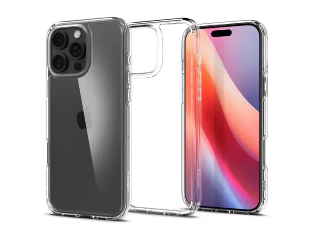 Spigen Ultra Hybrid iPhone 16 Pro hoesje transparant