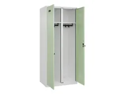 locker voor scheiding van kleding,HxBxD 1850x800x500mm,2vak