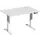 Elektrisch ihv bureau,HxBxD 730-1230x1200x800mm,blad lichtgrijs