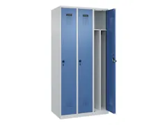 locker voor scheiding van kleding,HxBxD 1850x900x500mm,3vak