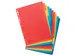 Tabbladen glanskarton 225g 10-delig A4 Assorti