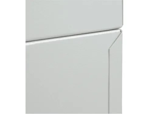 Afvalverzamelaar Vuurremmend 65 Liter 970X405X380Mm Binnenbak Grijs