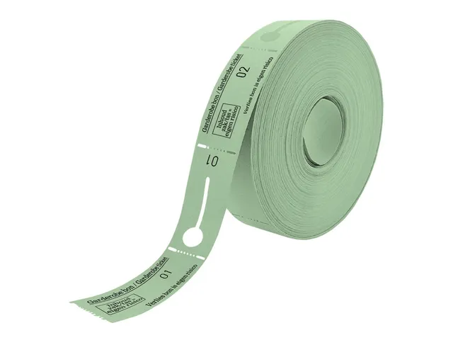 Garderobebonnen Combicraft nummering 1 t/m 500 groen 500 stuks