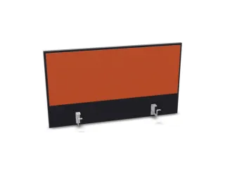 opzetpaneel bureau aanbouw achter B 1000mm CC-zwart BN3012-oranje - 1