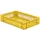 Euronorm-Stapelbak 22l H X L X B 120x600x400mm Geel