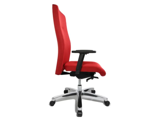 Siège De Bureau Pivotant Rouge Assise Hxlxp 440-520X540X460Mm Charge