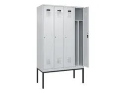 locker voor scheiding van kleding,HxBxD 2120x1200x500mm,4vak