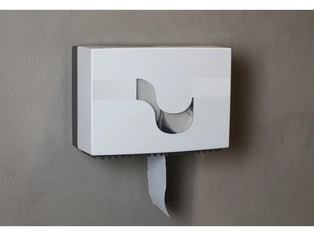 Toiletpapier dispenser Celtex Megamini Bis wit 2 rol