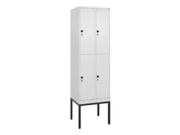 dubbeldekse locker,HxBxD 2120x600x500mm,2x2vak.,vak B 300mm