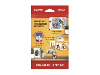 Fotopapier Canon creatieve kit met 3 soorten papier 60 vel - 1