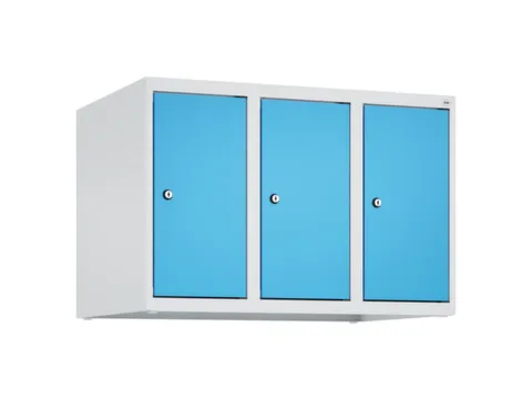 opzetkast,v. locker,3vak.,vak B 250mm,HxBxD 500x750x500mm,vleugeldeur