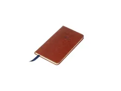 Agenda de poche Multo Hannibal 2027 7 jours/2 pages similicuir cognac