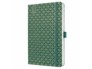 Weekagenda Flair A6 2026 (NL/FR/EN/DU) Natural Green Hardcover - 1