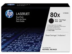 toner 80X 6 900 pagina's OEM CF280XD zwart duopack