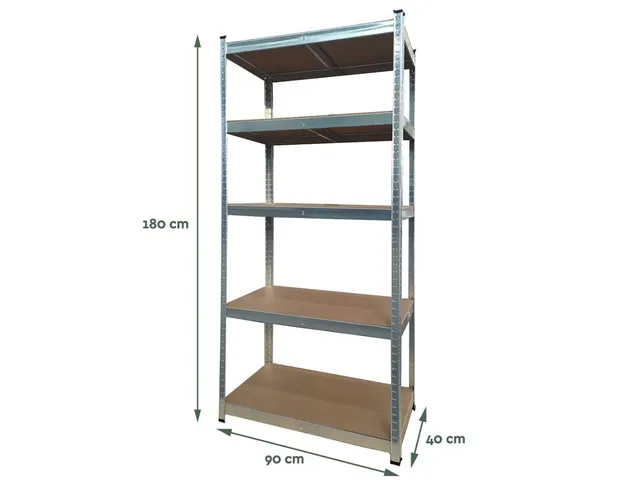 Stellingkast 5 Planken 180x90x40cm