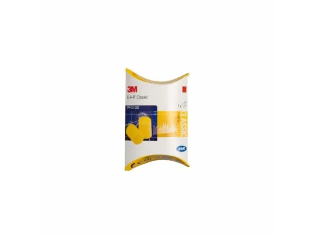 Bouchons d'oreilles EAR Classic jaune boîte de 250 paires