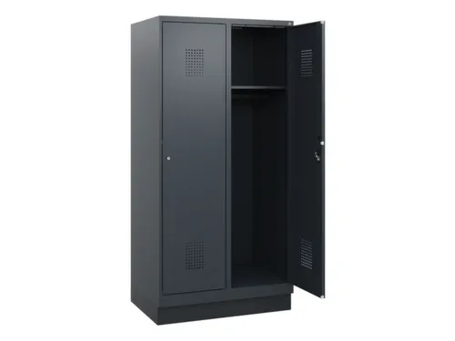 schoollocker,HxBxD 1630x800x500mm,2vak,vak B 400mm,cil.-slot,sokkel
