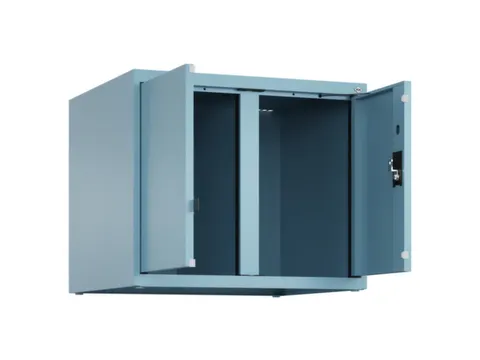 opzetkast,v. locker voor scheiding van kleding,2vak.,vak B 300mm