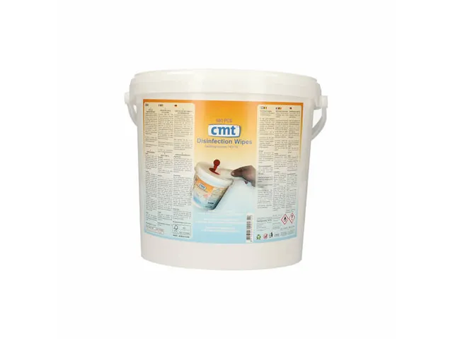 CMT Disinfection wipes wit XL 18x22cm 680 wipes emmer BE-NOTIF 14317