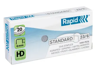 Nieten Rapid 23/6 gegalvaniseerd standaard 1000stuks - 2