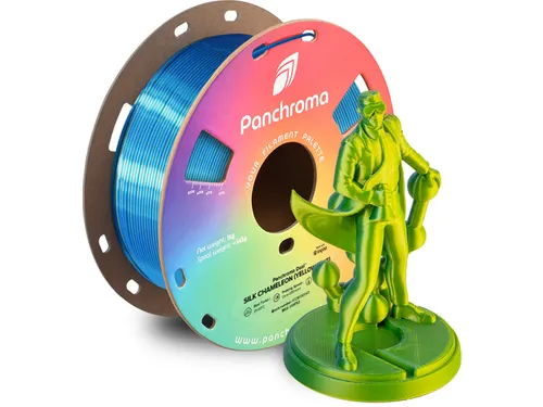 PLA Dual Silk 1,75mm geel-blauw 1kg Panchroma 3D Filament