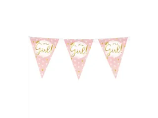 Party Flags foil It's a girl! - 2