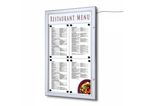 Print voor logopaneel Menubord 2xA4 en 4xA4