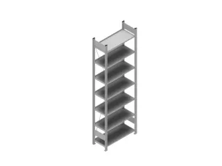 dossierstelling,grondveld,HxBxD 2350x810x335mm,vaklast 60kg - 1