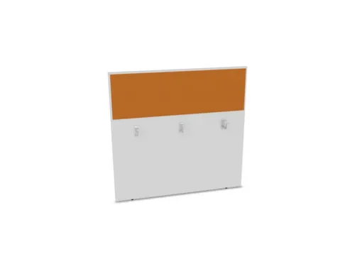 baliepaneel,v. bureau,aanbouw achter,B 1200mm,Bl-wit,BN3005-geel