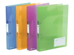 Ringband Rexel Ice A4 2-rings O-mechaniek 25mm PP assorti