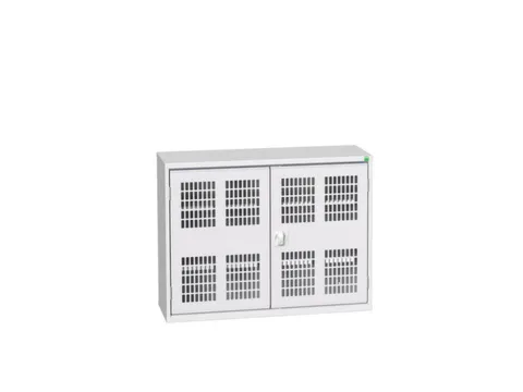 wandkast 800x1050x350mm 2xStalen bodem sokkel Ral 7035 front Ral 7035