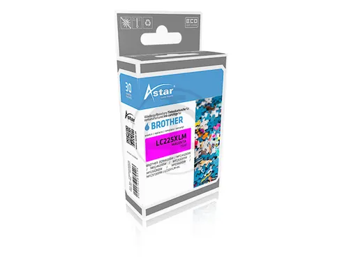 Astar Brother LC225XLM MFCJ Inkt Magenta HC Rebuilt 1200 Pagina's