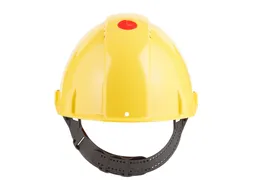 Veiligheidshelm 3M 53-62cm Uvicator en pinverstelling geel