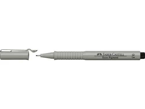Tekenpen Faber Castell Ecco Pigment 0.5Mm Zwart