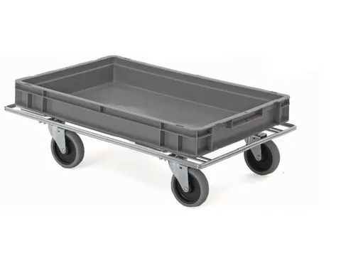 onderwagen voor kratten,draagverm. 200kg,laadvl. LxB 800x600mm