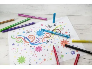 Viltstiften Eberhard Faber Glitter - 6