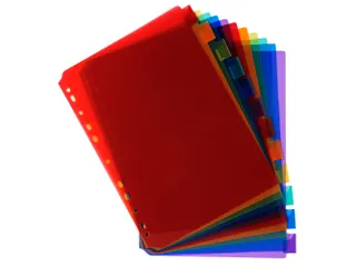 Tabbladen Pp Met Neutrale Tabs In Etikettenhouder 12 Tabs A4 - 4