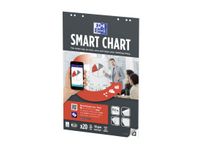 Flipoverpapier Oxford smart 65x98cm. ruit 90gram 20vel