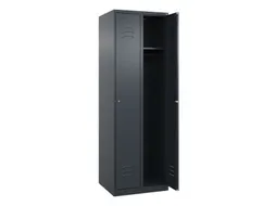 locker,HxBxD 1850x600x500mm,2vak,vak B 300mm,cil.-slot,staand op vloer