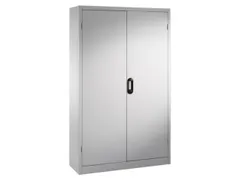 Draaideurkast 1950x1200x400mm 4 Legborden Draagvermogen 110kg Ral7035