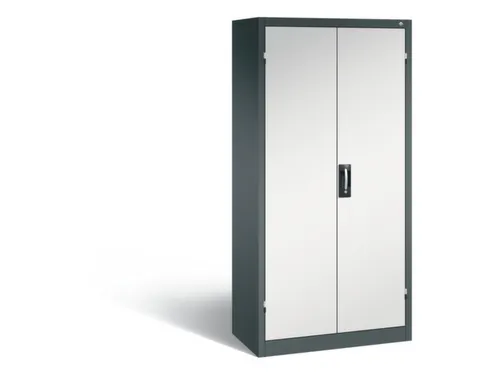 acculaadkast 1950x930x500mm 15stekkerdozen 230V ventilator fr. RAL7035