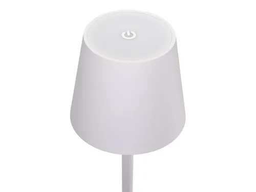 Securit Tafellamp Feline LED Wit oplaadbaar USB dimbaar