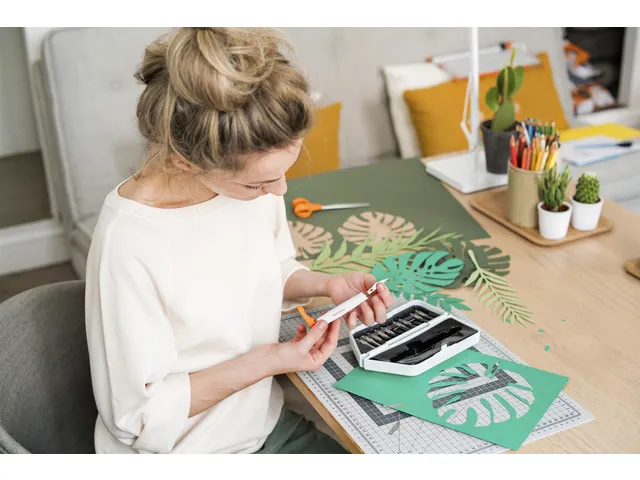 Lame de précision Fiskars Medium Duty set 12 lames blanc