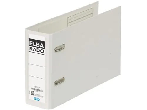 Rado Plast ordner voor A5 dwars wit rug van 7,5 cm